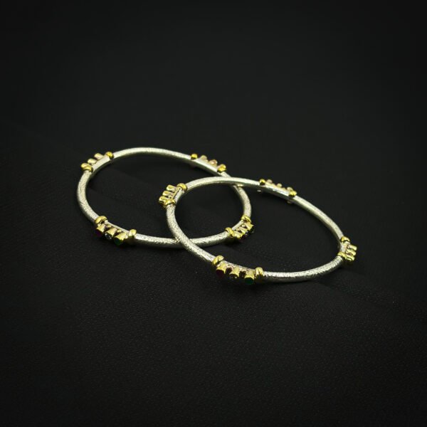 Handcrafted Silver Bangles for Elegant Finishes - Image 3