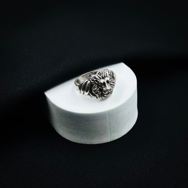 Eternal Edge Stylish Silver Ring for Men - Image 3