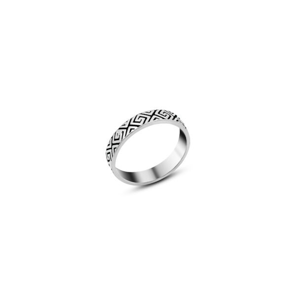 Maverick Metal Sleek Silver Ring