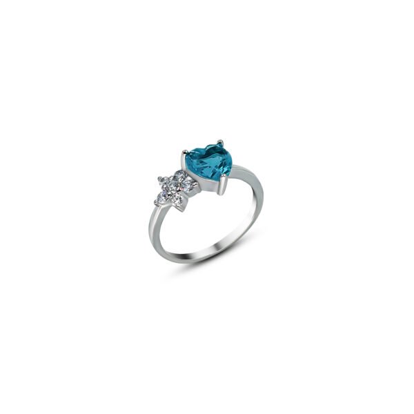 Royal Blossom Silver Ring for Women