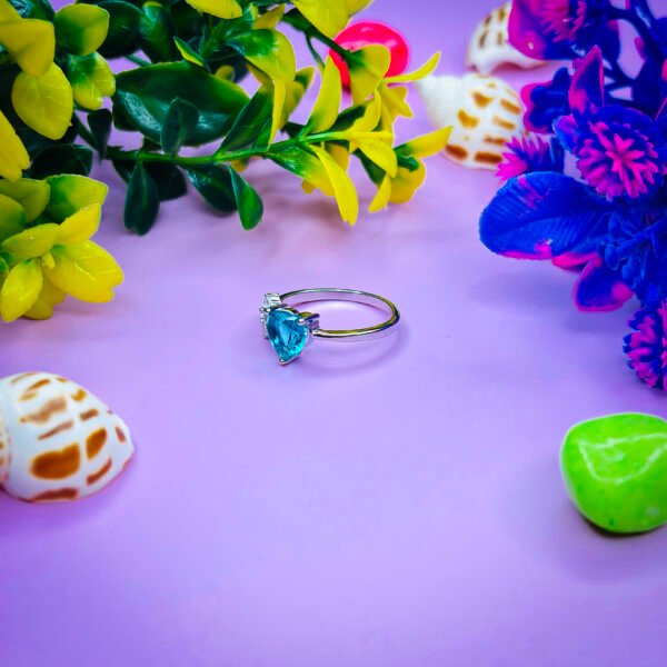 Royal Blossom Silver Ring for Women - Image 2