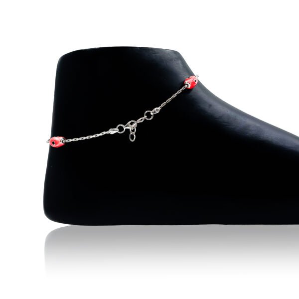 The Silver Symphony Anklet for the Modern Muse - Image 3